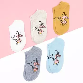 Набор носков KAFTAN "Фламинго" 5 пар, р-р 36-39