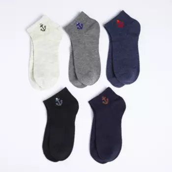 Носки мужские KAFTAN «Покорителю морей», набор 5 пар, р-р 39-41 (25-28 см)