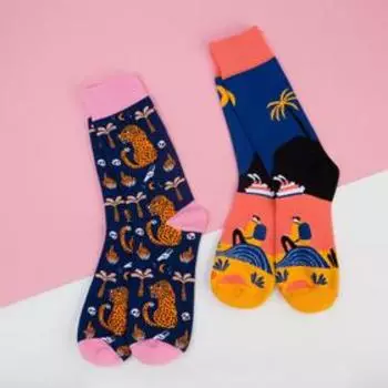 Набор новогодних носков KAFTAN Present, 2 пары, размер 35-38