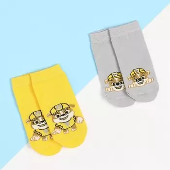 Набор носков "Крепыш" PAW PATROL, 2 пары, 14-16 см