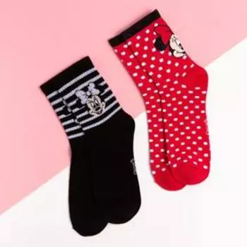 Набор носков "Minnie", Минни Маус, 2 пары, 20-22 см
