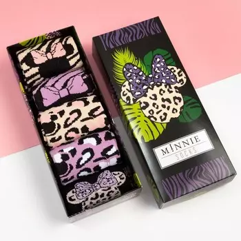 Носки детские Minnie, Минни Маус, 5 пар, 22-24 см