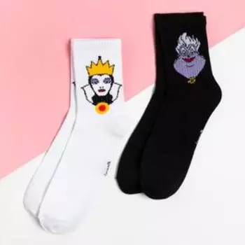 Набор носков "Villains", Disney, 2 пары, 22-24 см