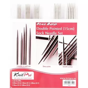 Набор носочных латунных спиц Nova, 15 см 10651