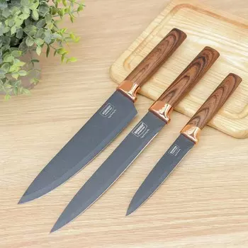 Набор ножей Bobssen, 12,5 см, 20,5 см, 20,5 см