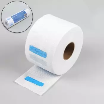 Набор одноразовых воротничков, без липкого слоя, 100 шт в рулоне, цвет белый