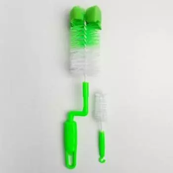 Набор ёршиков для бутылочек и сосок Крошка Я, 2 предмета, МИКС