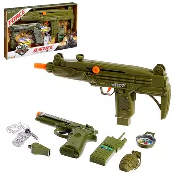 Набор военного «Застава», 7 предметов, звуковые эффекты