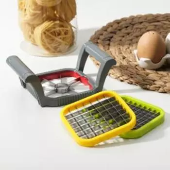 Набор овощерезок Доляна «Краски», 3 в 1, 17116 см, цвет МИКС