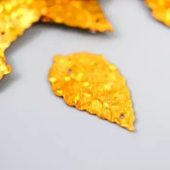 Набор пайеток "Colibry" 14х25мм,10г, золотистый