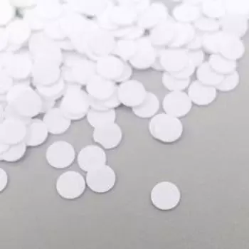 Набор пайеток "Fabrika Decoru" №403, 4 мм, белый