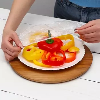 Набор пакетов для сохранения свежести продуктов с резинкой, до 49 см, 50 шт.