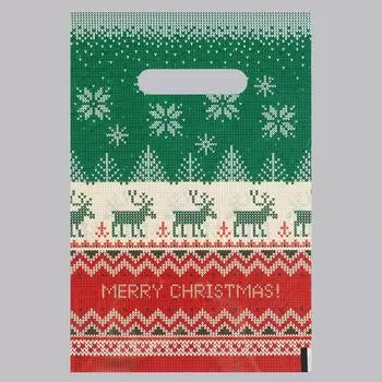 Набор пакетов "Скандинавия", с вырубной ручкой по 50 шт, 20х30 см, 30 мкм