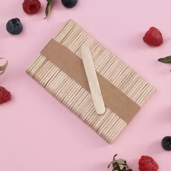 Палочки для мороженого Доляна, 6.51.1 см, набор 50 шт., дерево