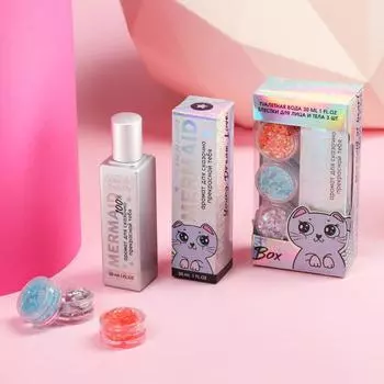 Набор «Spring dream»: парфюм (30 мл), глиттерные блестки для лица и тела (3 шт)