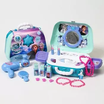 Игровой набор парикмахер, в чемодане «Студия красоты», Холодное сердце