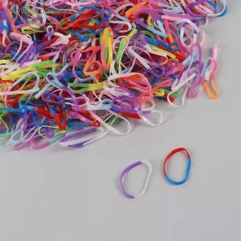 Набор парикмахерских резинок для создания прически, d = 2 см, 50 гр, разноцветный