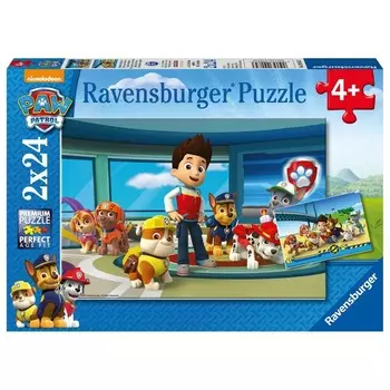 Набор пазлов Ravensburger «Щенячий патруль: полезные ищейки», 2 штуки, 24 элемента