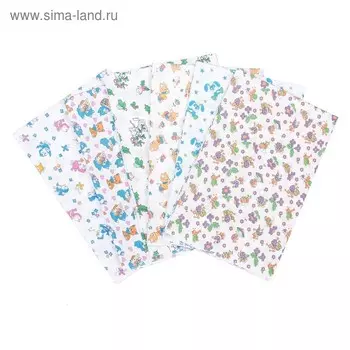 Набор пеленок (10 шт), 120х95 см, цвет МИКС
