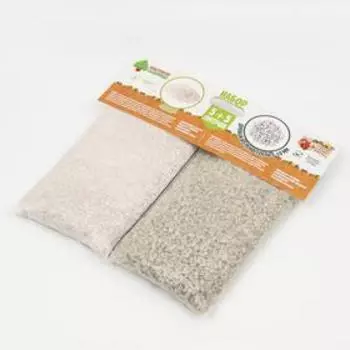 Набор Перлит + Дренаж из пеностекла 5-10 фр. "Рецепты Дедушки Никиты" 5+5л