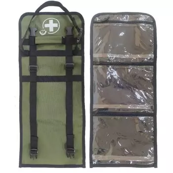 Набор первой помощи "ФЭСТ" для активного отдыха, туризма, путешествий, сумка- скрутка, хаки 100019