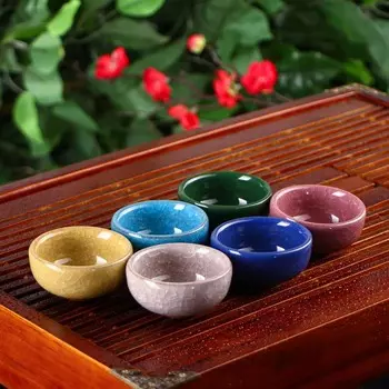 Набор пиал керамический «Лунный камень», 6 предметов, 50 мл, цвет МИКС