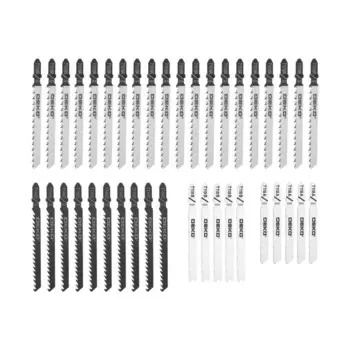 Набор пилок для лобзика DEKO JSB20, по дереву и металлу, 1.2-4 мм, 40 шт