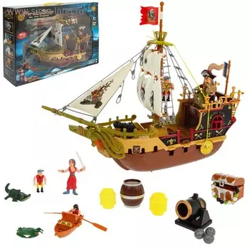 Набор пиратов «Грозный парус», с кораблем и пиратами