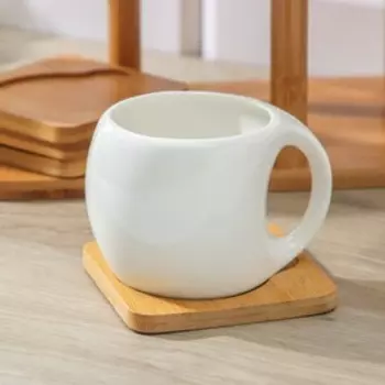 Набор питьевой «Эстет», 9 предметов: бочонок с краником 1,5 л, кружки 250 мл 4 шт, блюдца 4 шт