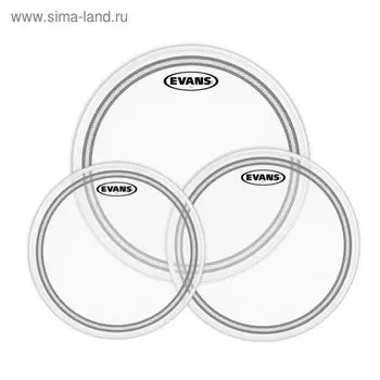 Набор пластика Evans ETP-EC2SCTD-S EC2 Standard для том барабана, с покрытием 12"/13"/16"