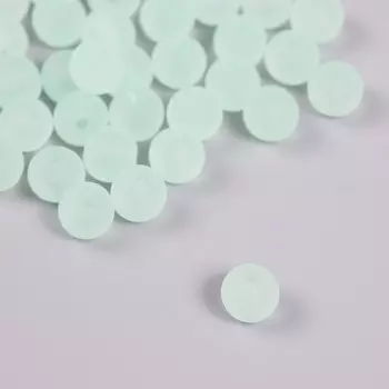 Набор пластиковых бусин "Астра" 10 мм, 20 гр (35+/-3шт), мятный