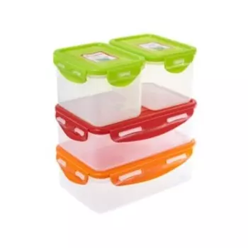Набор пластиковых контейнеров Oursson, многоцветный