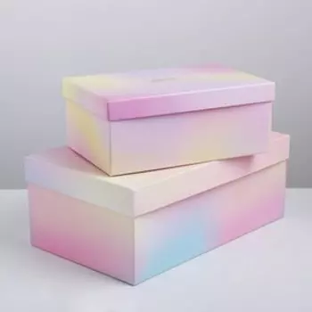 Набор подарочных коробок 10 в 1 «Нежность», 12 х 7 х 4 - 32,5 х 20 х 12,5 см