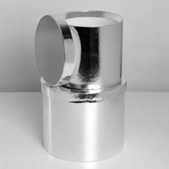 Набор подарочных коробок 5 в 1 «Серебро», 13 × 14‒19.5 × 22 см