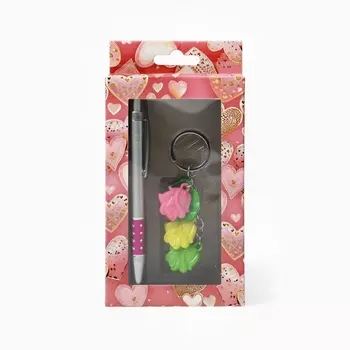 Набор подарочный 2в1 (ручка, брелок)