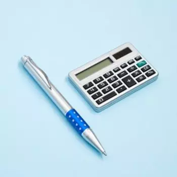 Набор подарочный 2в1 (ручка, калькулятор)