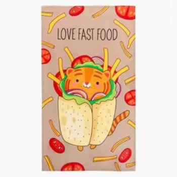 Набор подарочный Food кухонное полотенце, прихватка, силикон.форма