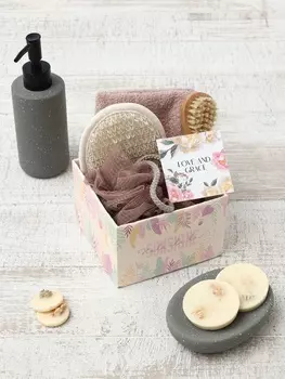 Набор подарочный «Этель» Capodanno, полотенце, мочалка, щётка