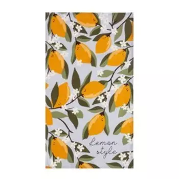 Набор подарочный "Лимонный стиль" полотенце 40х73см, прихватка 19х19см, магнит 11х7см