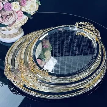 Набор подносов Lenardi, круглые, 3 шт