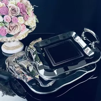 Набор подносов Lenardi, квадратные, 2 шт