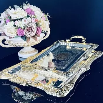 Набор подносов Lenardi, прямоугольные, 2 шт