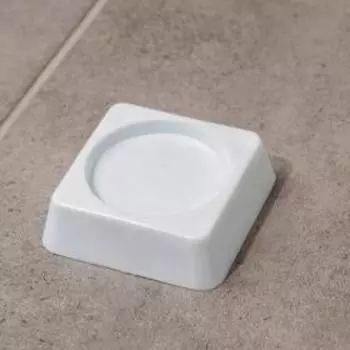 Антивибрационные подставки «Доляна», 4 шт, квадратные, белые