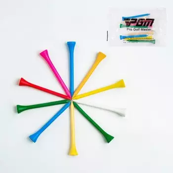 Набор подставок для гольф мяча из дерева, h=7 см, 10 шт.