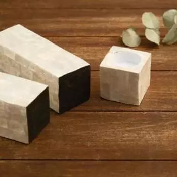 Набор подсвечников "Васка" 15х15х5 см (3 шт)