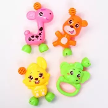 Набор погремушек «Давай играть», 4 шт, цвет МИКС, Крошка Я