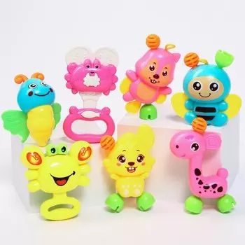 Погремушки «Собери меня», 7 шт., Крошка Я