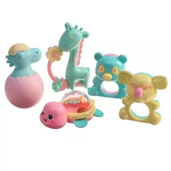 Погремушка «Нежность», от 3 мес., 5 шт.