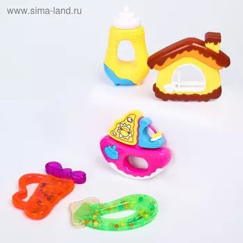 Набор погремушек Крошка Я «Для малыша», 5 шт, МИКС