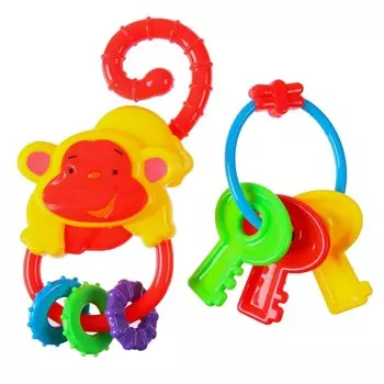 Погремушка «Африка», от 3 мес., 2 шт.